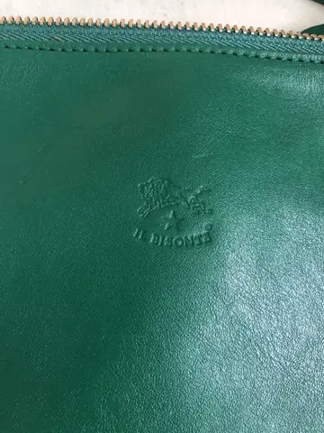 IL BISONTE 그린 가죽 숄더백