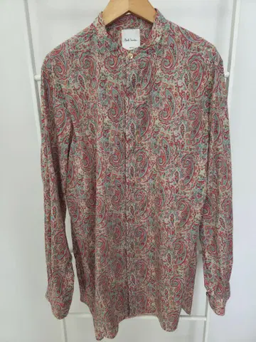 Paul Smith 페이즐리 올 패턴 긴팔 셔츠