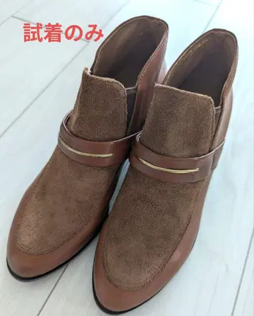 새상품급 cavacava 브라운 스웨이드 가죽 숏부츠 부티