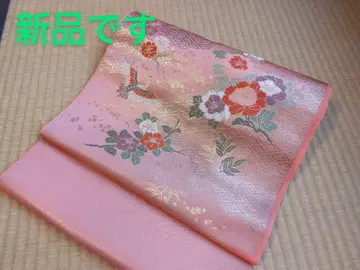 순수 실크 나고야 오비 (니시진 비단)