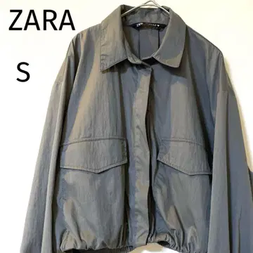 [ 새상품급 ] ZARA 크롭 자켓 여성용 US 사이즈 S 카키