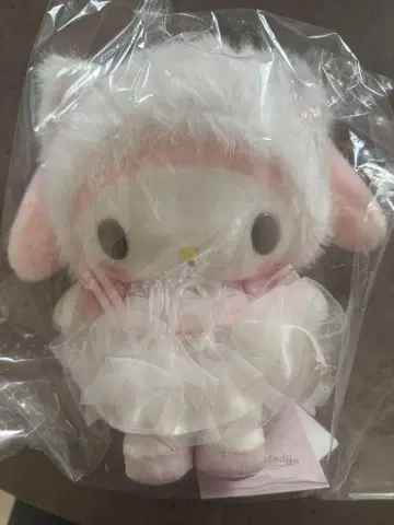 마이멜로디 화이트 고양이 발레리나 봉제 인형