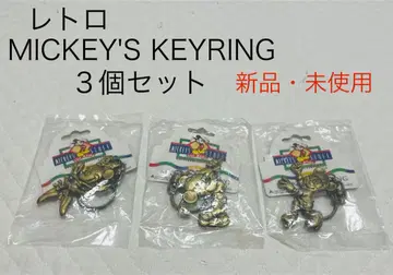 레트로 디즈니 MICKEY'S KEYRING 키링 앤티크 새상품
