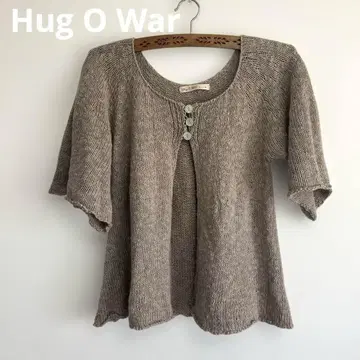 [ Hug O War ] 허그아워 린넨 니트 가디건