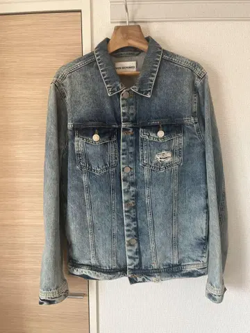 WON HUNDRED JEANS 데님 자켓 라이트 블루