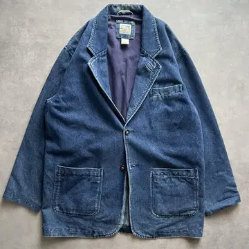 90s 트래블 스미스 자켓 헌팅 데님 커버올