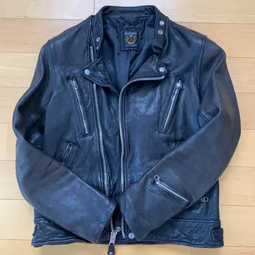 [ Schott ] 별주 세미 더블 라이더스 블랙 M 사이즈