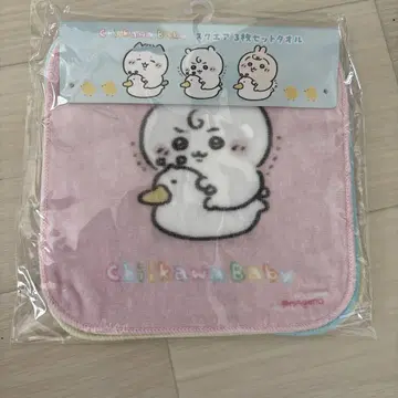 치이카와(먼작귀) baby 스퀘어 3개 세트 타월