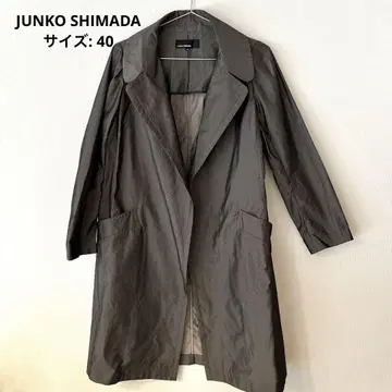 JUNKO SHIMADA 그레이 롱 코트 40