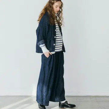 2025SS nest Robe 린넨 데님 와이드 이지 팬츠