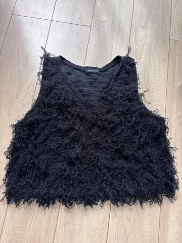jeanasis 프린지 V넥 베스트