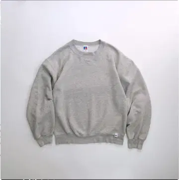 러셀 애슬레틱 USA제 90s 무지 맨투맨 그레이 M 구제 의류