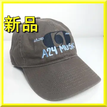 A24 MUSIC 브라운 캡 새상품 Brown 햇 일본 미 h0OE