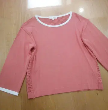 호메오스타일 니트 티셔츠 바이컬러