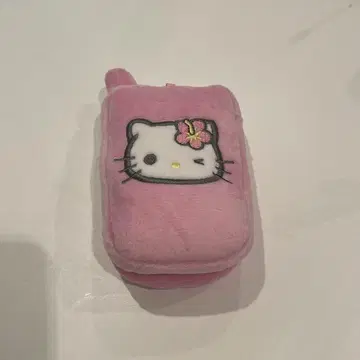 헬로키티 핸드폰 거울 봉제 인형 스트랩