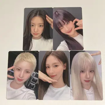 i-dle we are 타워 레코드 혜택 트레이딩 카드 5종 컴프
