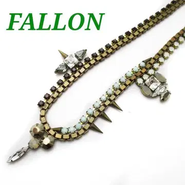 FALLON 파론 비쥬 스파이크 장식 목걸이