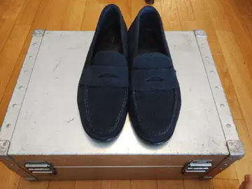 SEBAGO 네이비 스웨이드 로퍼 언라이닝드