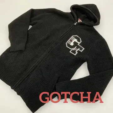 [ GOTCHA ] 남성용 후디 가디건 블랙 L 2515
