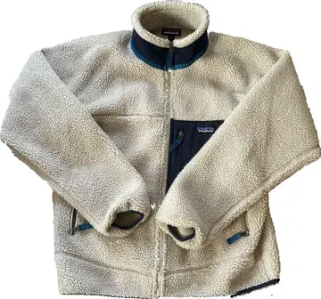 Patagonia 플리스 자켓 크림색
