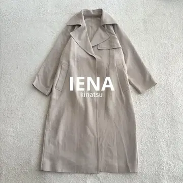 IENA 이에나 아세테이트 코튼 오버 체스터 코트 베이지 34