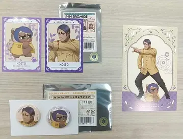 익명 배송 골든 카무이 코이토 동물 포제 캔뱃지 브로마이드 특전