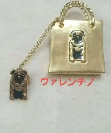 발렌티노 강아지 모티브 올리버 브로치