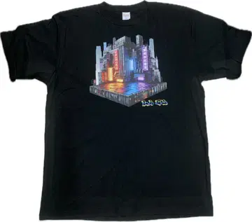 새상품 LAG2 The Future City 그래피티 T 블랙 2XL
