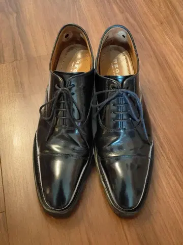 REGAL 블랙 비즈니스 슈즈 25.5cm 315R