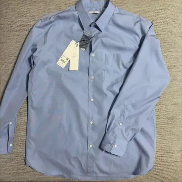 UNIQLO and JW ANDERSON 브로드 셔츠 블루