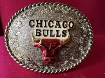 CHICAGO BULLS buckle vintage 90s