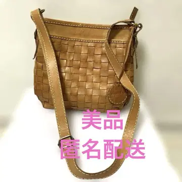 zuechero 뜨개질 가죽 숄더백 새상품급