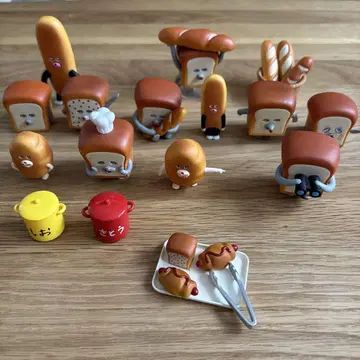 빵도둑 가챠 피규어 세트