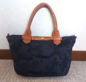 REGALO 레가로 카모 패턴 토트백 네이비