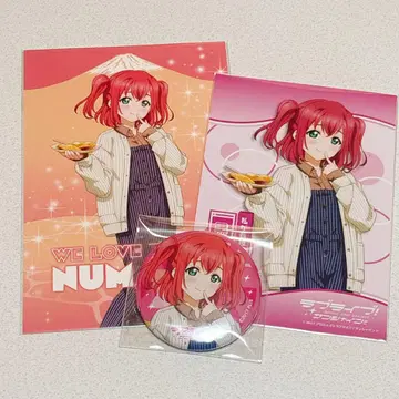 Aqours 쿠로사와 루비 캔뱃지 브로마이드 엽서