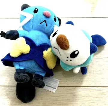 포켓몬 봉제 인형 미주마루 후타치마루 2체 세트