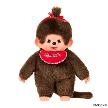 몽치치 봉제 인형 브라운 [ L 사이즈 여아 ] ( 45cm )