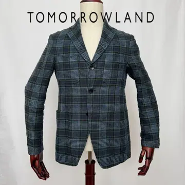투모로우랜드 TOMORROWLAND 3B 코튼 린넨 자켓