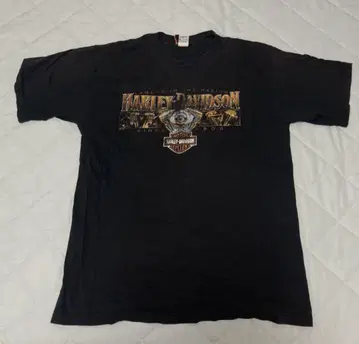 레어 Harley 할리데이비슨 90s 양면 프린트 T셔츠 XL usa