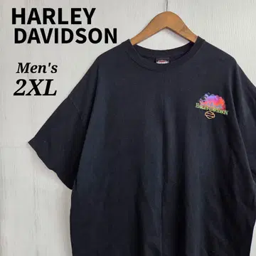 할리데이비슨 T셔츠 2XL 블랙 잉코 라이더
