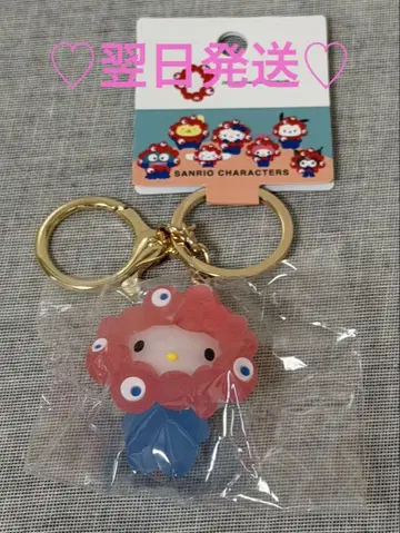 오사카 간사이 만박 미야쿠미야쿠 산리오 콜라보 키링 헬로키티