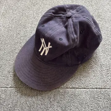 Ebbets Field Flannels NY 로고 캡 네이비