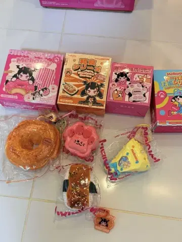 mellojoy 스퀴즈 묶음 판매 일식 도넛 고양이 손톱 도파민