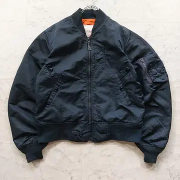레어 90s USA제 스비와크 L-2B 플라이트 자켓 40 네이비