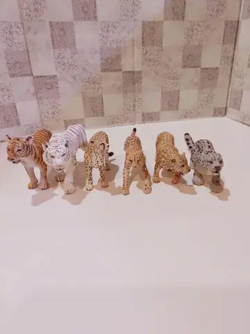 동물 피규어 6개 세트