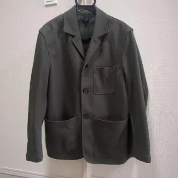 H&M 저지 자켓 카키 그린 S 자켓 아우터
