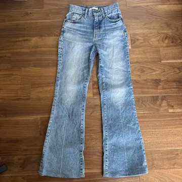 MOUSSY MVS Flare 25인치 BLU 롱 사이즈