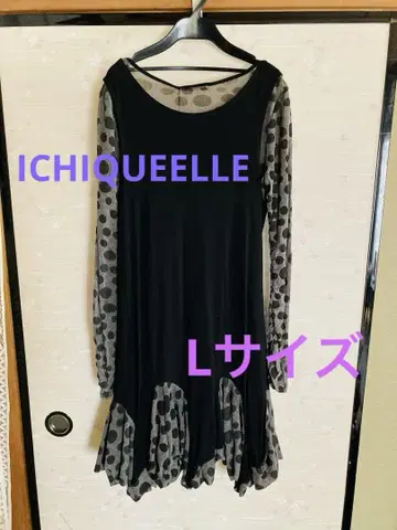 ICHIQUEELLE 도트 무늬 긴팔 튜닉 44