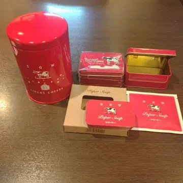 COW 서커스 커피캔과 페이퍼솝 세트