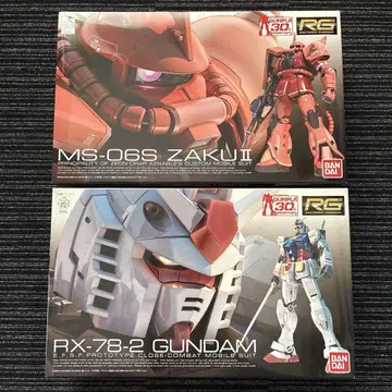 RG MS-06S 자쿠 II & RX-78-2 건담 세트